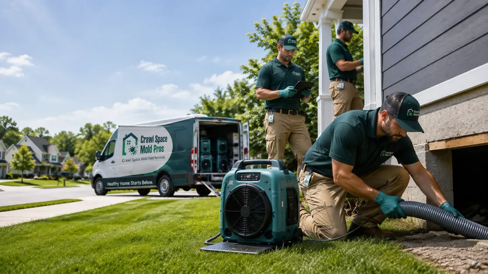 Crawl Space Mold Removal in Urbana, IA